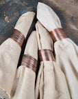 Corn Husk Impression Napkin Ring