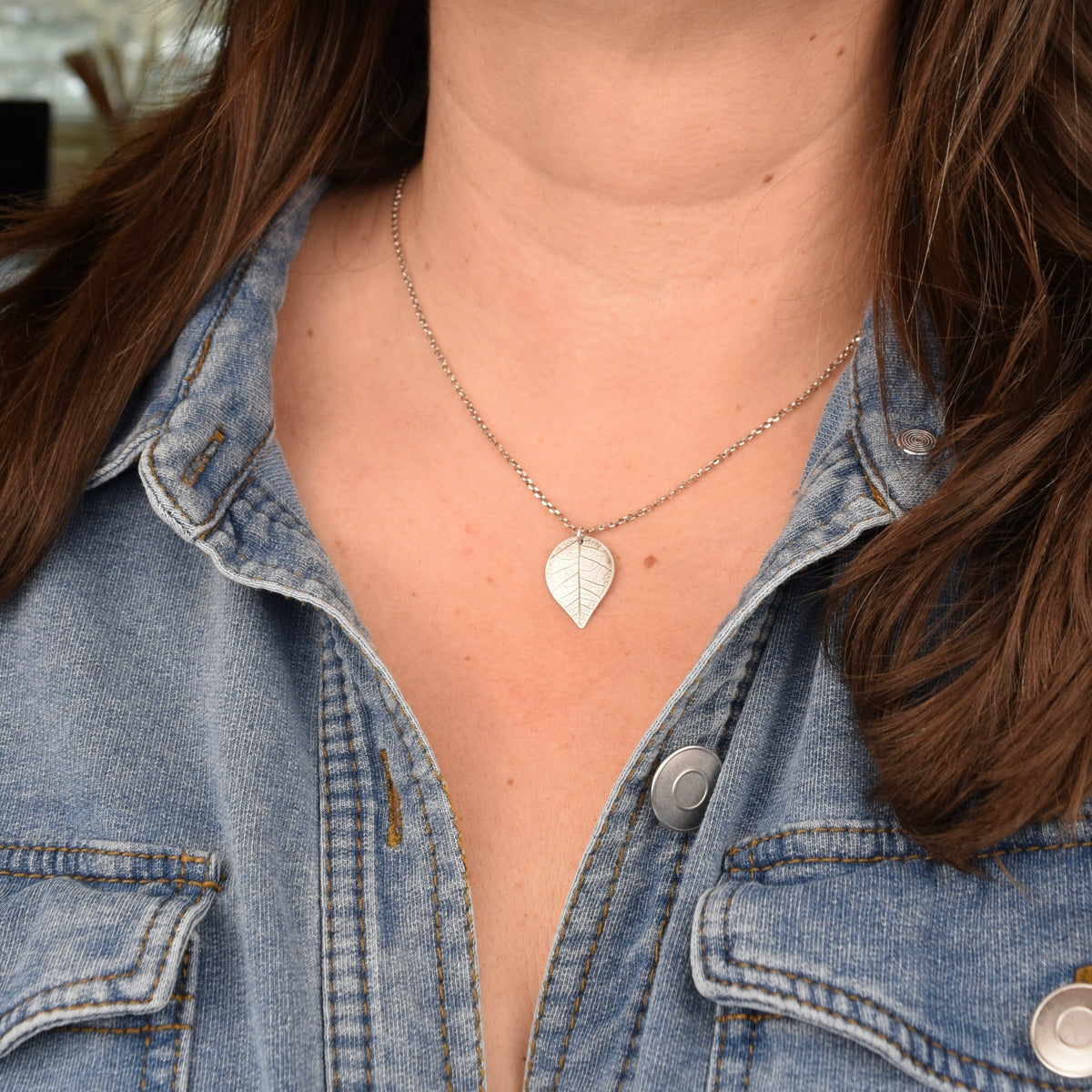 Turning Leaf Necklace