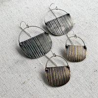 Woodland Basket Earring: Sterling Silver or Bras