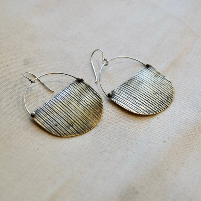 Woodland Basket Earring: Sterling Silver or Bras