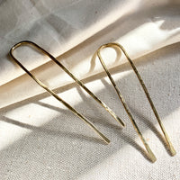 Hammered French Hair Pin Set