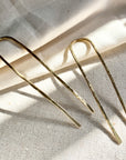 Hammered French Hair Pin Set