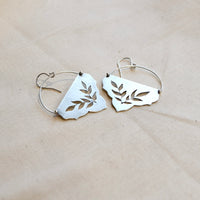 Sweetgrass Basket: Brass or Sterling Silver