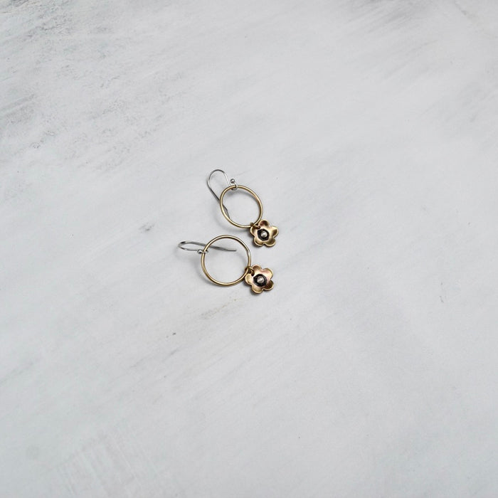 Canyon Blossom Moon Earrings