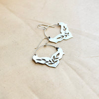 Sweetgrass Fancy Crescent: Brass or Sterling Silver