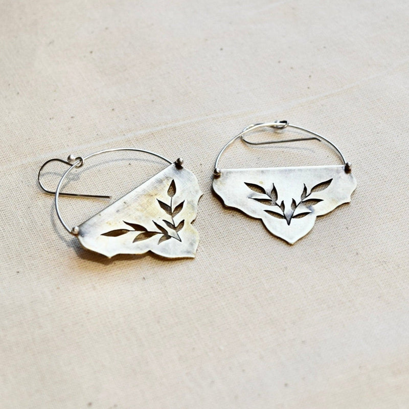 Sweetgrass Basket: Brass or Sterling Silver