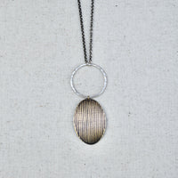 Woodland Moon Necklace: Sterling Silver or Brass