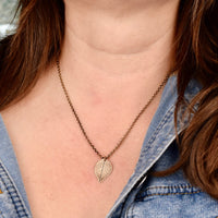 Turning Leaf Necklace