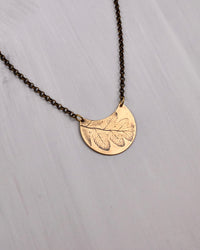 Fern Crescent Necklace