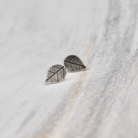 Pressed Leaf Studs