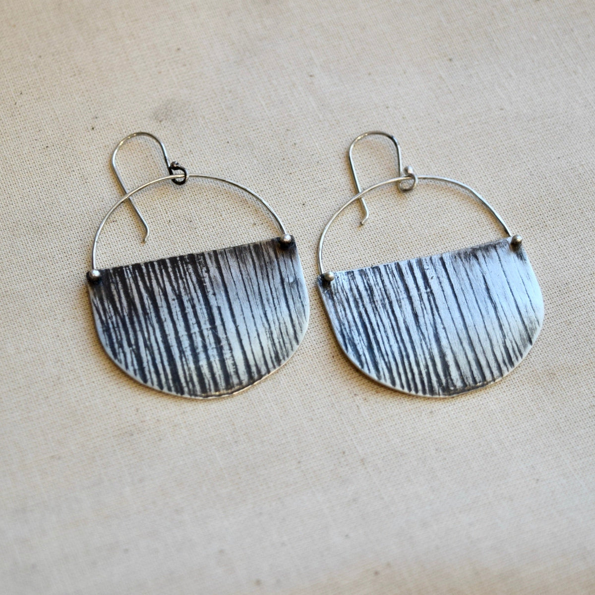 Woodland Basket Earring: Sterling Silver or Bras