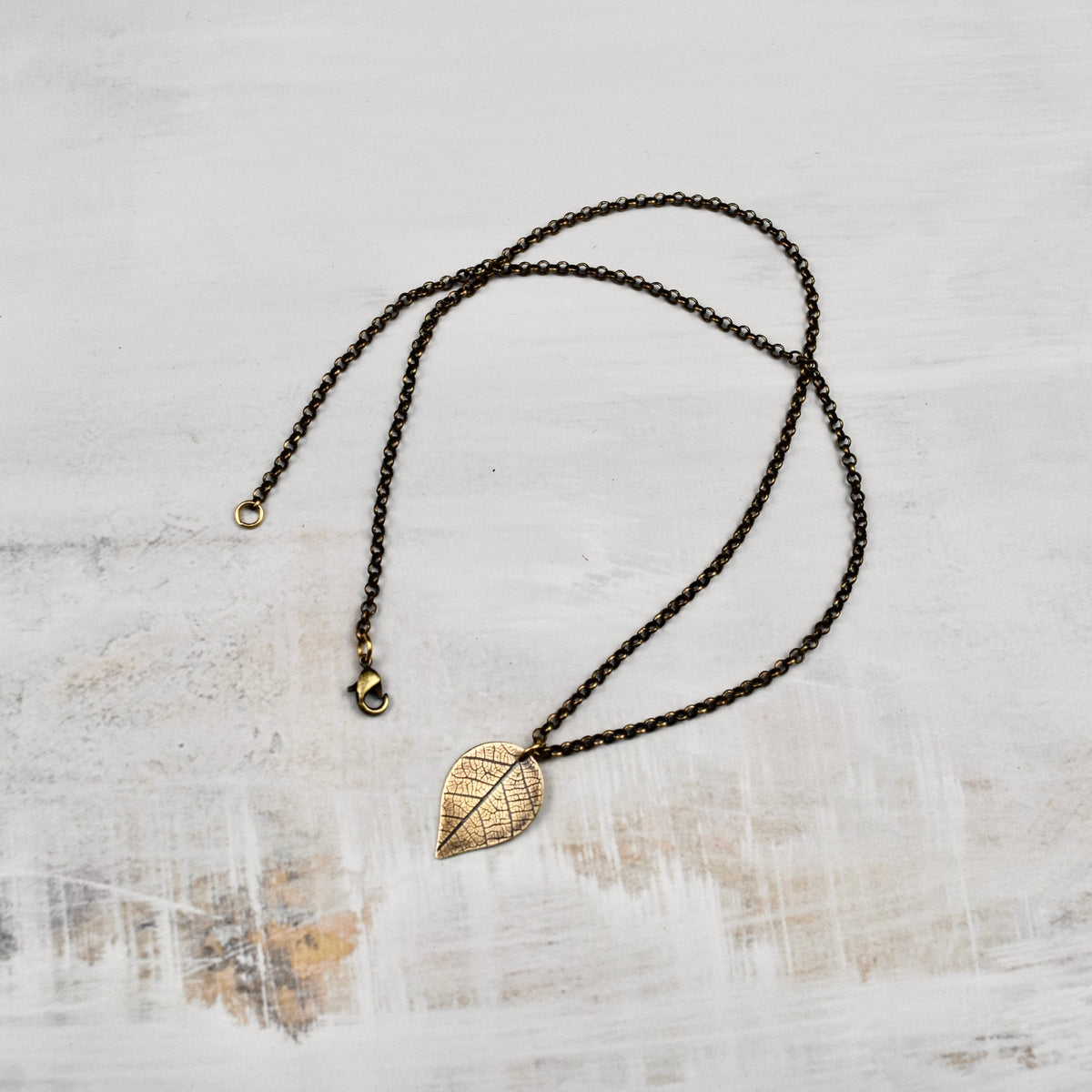 Turning Leaf Necklace