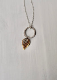 Leaf Charm Necklace