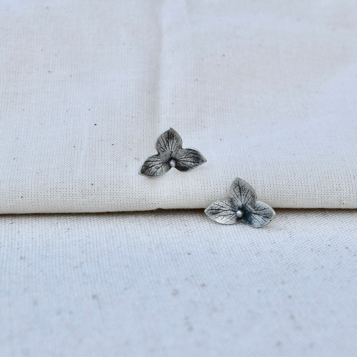 Hydrangea Flower Stud Earrings