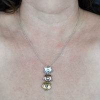 Canyon Flower Cluster Drop Necklace