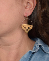 WILD DEVOTION EARRINGS in Brass
