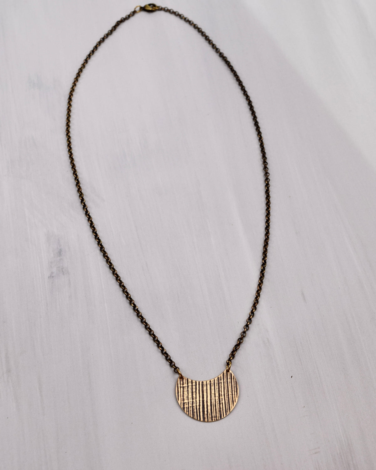 Woodland Crescent Necklace