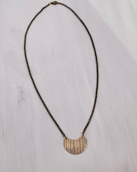 Woodland Crescent Necklace