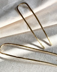 Hammered French Hair Pin Set