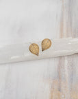 Pressed Leaf Dangle Earrings