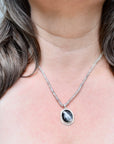 Morning Tide — Grey Sapphire, Ombre Labradorite & Rainbow Moonstone Necklace