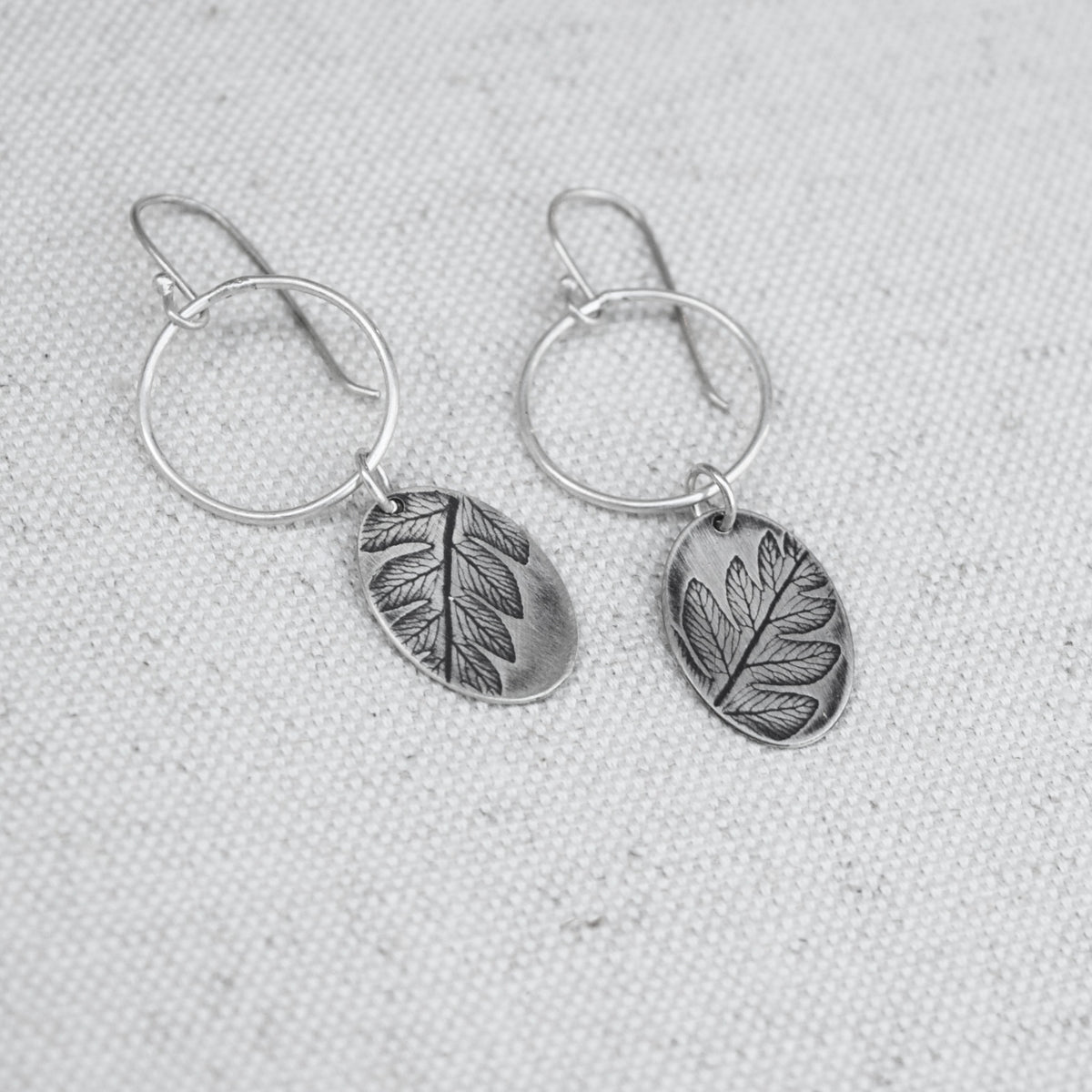 Fern Moon: Sterling Silver or Brass