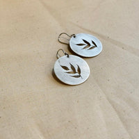 Sweetgrass Disc: Brass or Sterling Silver