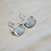 Woodland Basket Earring: Sterling Silver or Bras