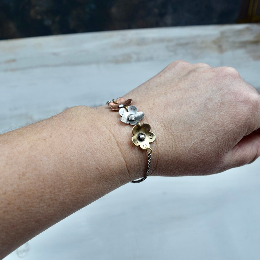 Canyon Flower Cluster Bracelet
