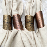 Leaf Impression Napkin Ring
