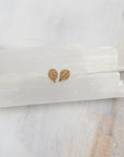 Pressed Leaf Studs