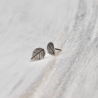 Pressed Leaf Studs