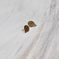 Pressed Leaf Studs