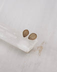 Hydrangea Petal Stud Earrings | Botanical Petal Impression | Handmade Sterling Silver or Brass Post Earrings