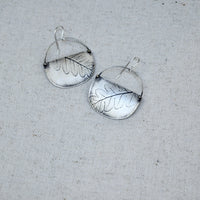 Fern Basket Earring: Sterling Silver or Brass