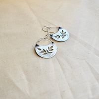 Sweetgrass Crescent: Brass or Sterling Silver