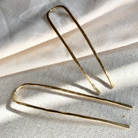 Hammered French Hair Pin Set
