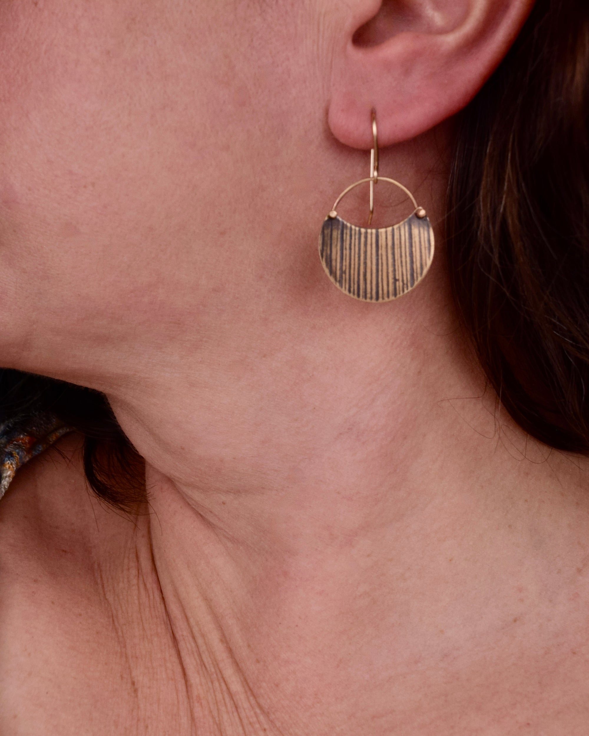 Woodland Crescent Earrings