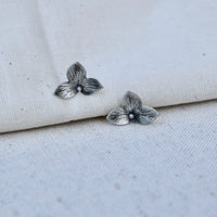 Hydrangea Flower Stud Earrings