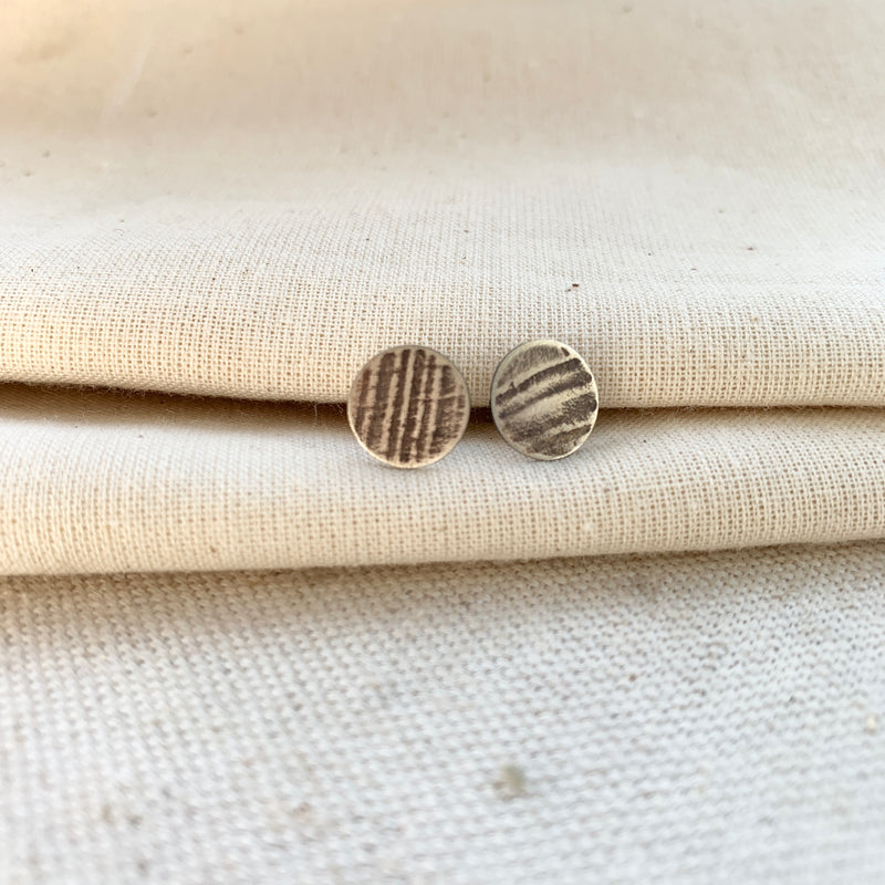 Woodland Studs in Sterling Silver