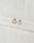Hydrangea Petal Dangle Earrings | Botanical Petal Impression | Handmade Sterling Silver or Brass Drop Earrings