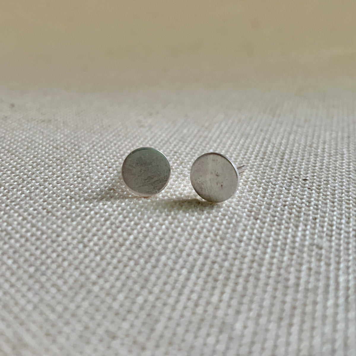 Full Moon Studs in Sterling Silver
