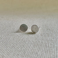 Full Moon Studs in Sterling Silver