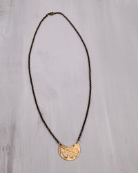 Fern Crescent Necklace