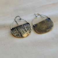 Woodland Basket Earring: Sterling Silver or Bras