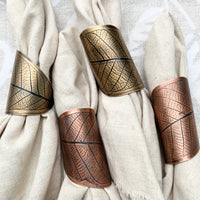 Leaf Impression Napkin Ring