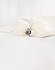 Canyon Blossom Necklace, Single Flower Pendant, Sterling Silver or Brass, 18"