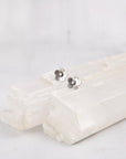 Canyon Blossom Studs, Five Petal Flower Earrings, Sterling Silver or Brass