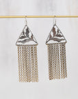 Dance With Me Earrings- Sterling Silver and Brass