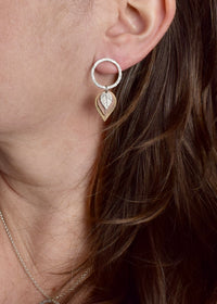 Leaf Charm Earrings